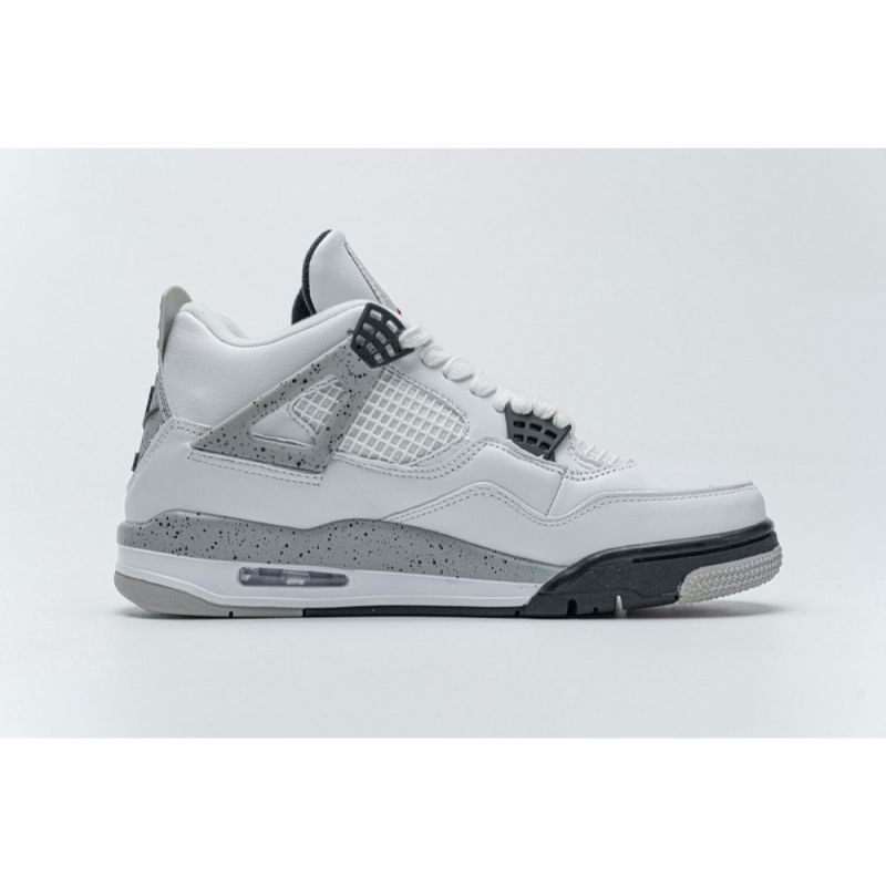 Férfi / Női Air Jordan 4 Retro Fehér Cement