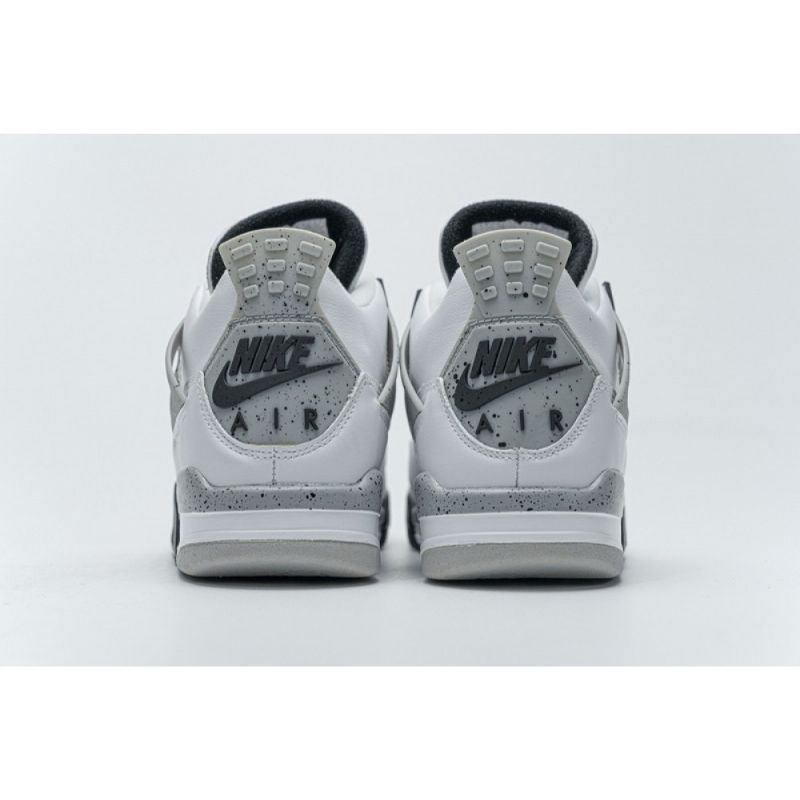 Férfi / Női Air Jordan 4 Retro Fehér Cement