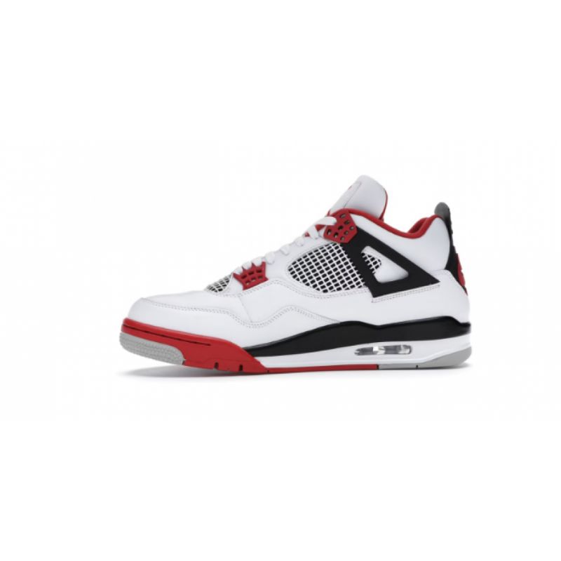 Férfi / Női Air Jordan 4 Retro Fire Piros Cipők Jordans Tornacipő