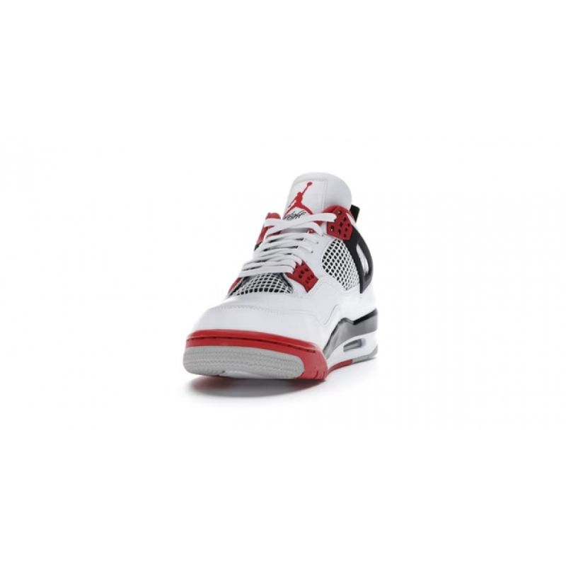 Férfi / Női Air Jordan 4 Retro Fire Piros Cipők Jordans Tornacipő