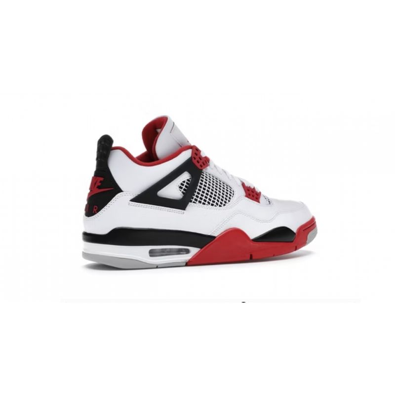 Férfi / Női Air Jordan 4 Retro Fire Piros Cipők Jordans Tornacipő