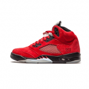 Férfi / Női Air Jordan 5 Dmp Raging Bull Piros Fekete