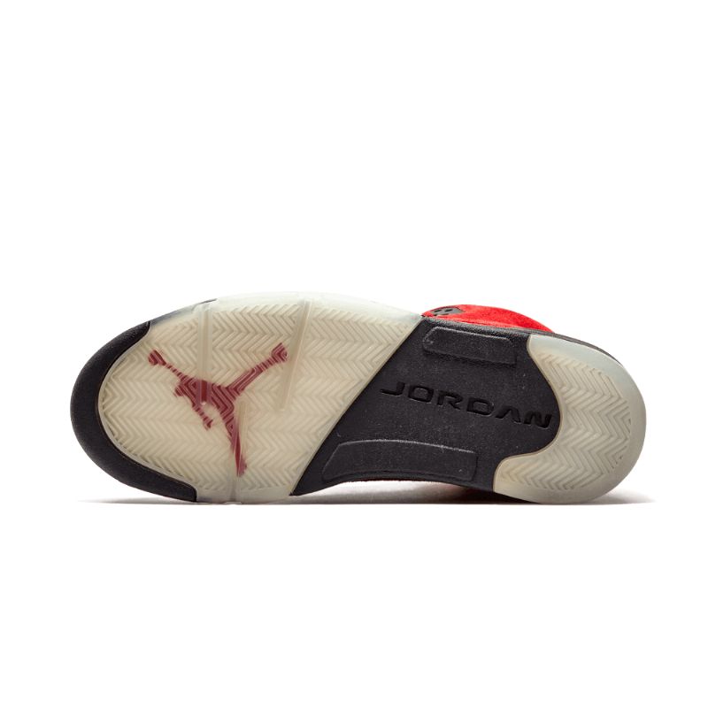 Férfi / Női Air Jordan 5 Dmp Raging Bull Piros Fekete