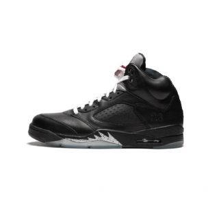 Férfi / Női Air Jordan 5 Premio Bin 5 Fekete Metál Ezüst