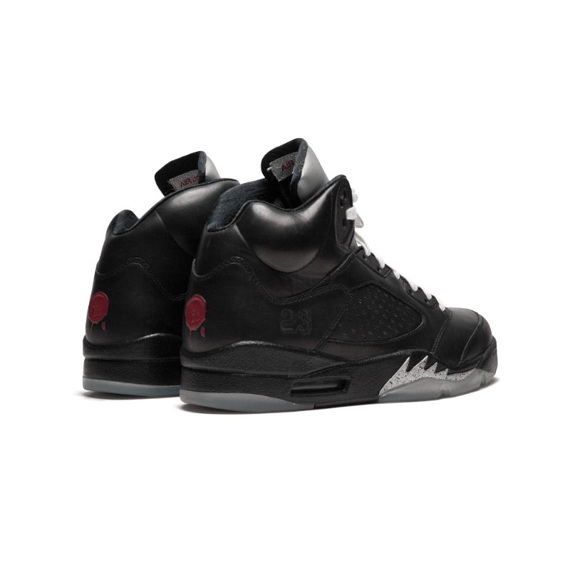 Férfi / Női Air Jordan 5 Premio Bin 5 Fekete Metál Ezüst