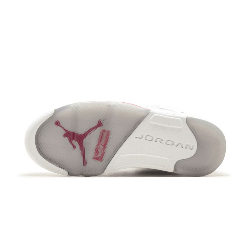 Férfi / Női Air Jordan 5 Supreme Fehér Fekete Varsity Piros