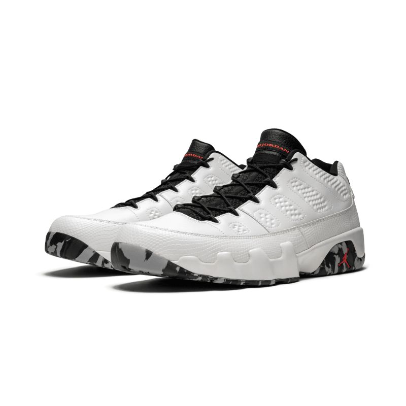 Férfi / Női Air Jordan 9 Low Márka Klasszikus Fehér Szürke Wolf