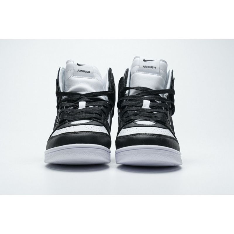 Férfi / Női Ambush Nike Dunk High Fekete Fehér