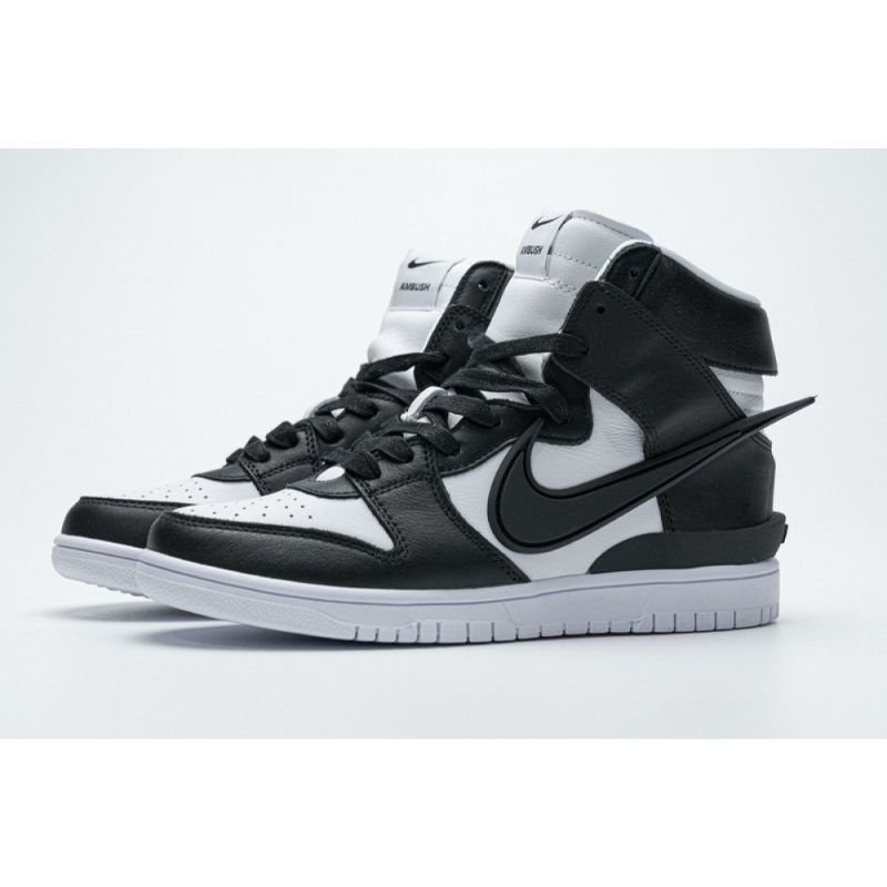 Férfi / Női Ambush Nike Dunk High Fekete Fehér
