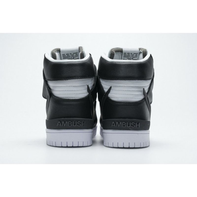 Férfi / Női Ambush Nike Dunk High Fekete Fehér