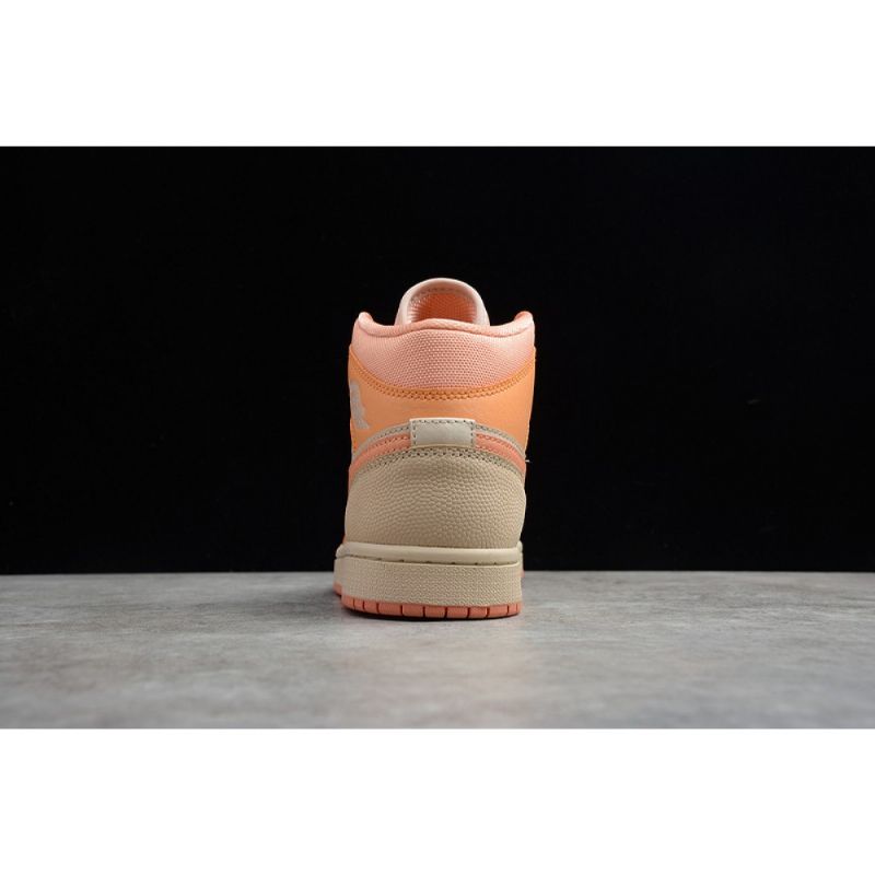 Férfi / Női Jordan 1 Retro Középső Sárgabarack Kosárlabdacipő