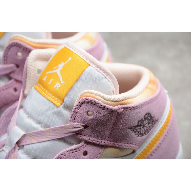 Férfi / Női Jordan 1 Retro Mid Arctic Rózsaszín Kosárlabdacipő