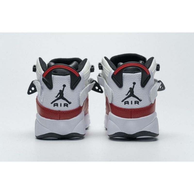 Férfi / Női Jordan 6 Rings Bg Kosárlabda Cipők Fehér Piros Életmód