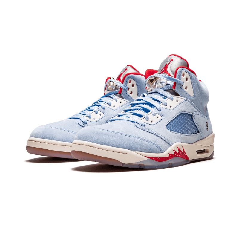 Férfi / Női Jordan Air 5 Trophy Room Ice Kék Egyetem Vörös Sail