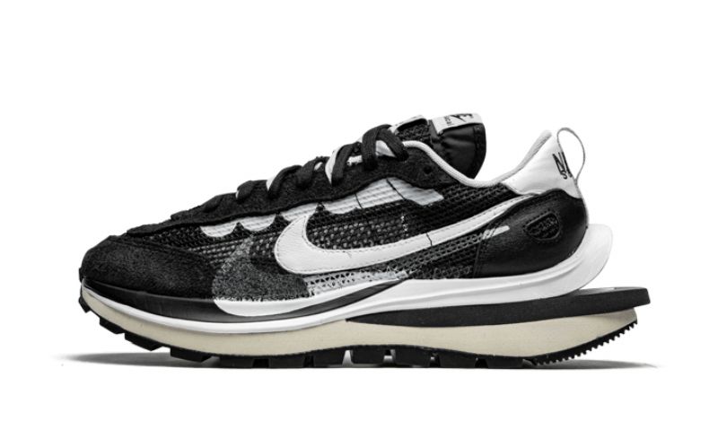 Férfi / Női Nike Cipő Vaporwaffle Sacai Fekete Fehér