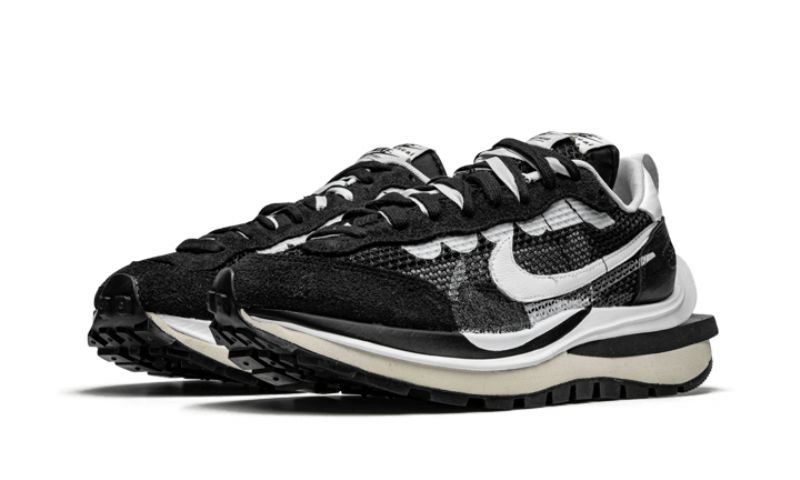 Férfi / Női Nike Cipő Vaporwaffle Sacai Fekete Fehér