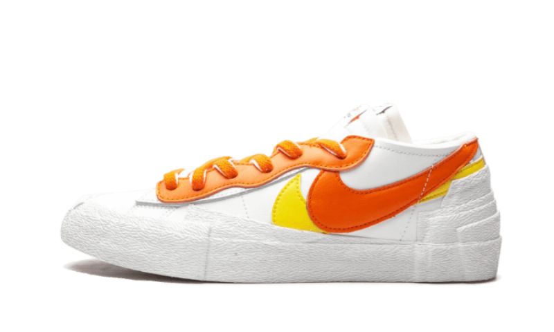 Férfi / Női Nike Cipők Blazer Low Sacai Fehér Magma Narancs
