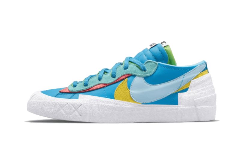 Férfi / Női Nike Cipők Blazer Low Sacai Kaws Kék
