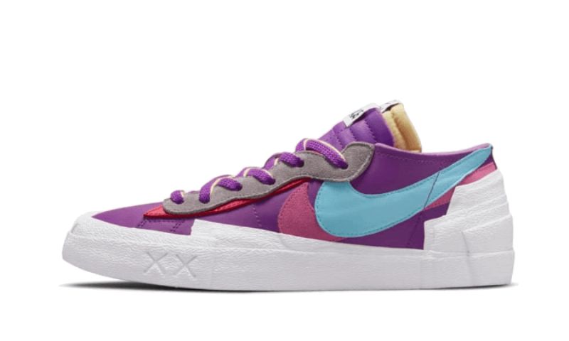 Férfi / Női Nike Cipők Blazer Low Sacai Kaws Lila Dusk