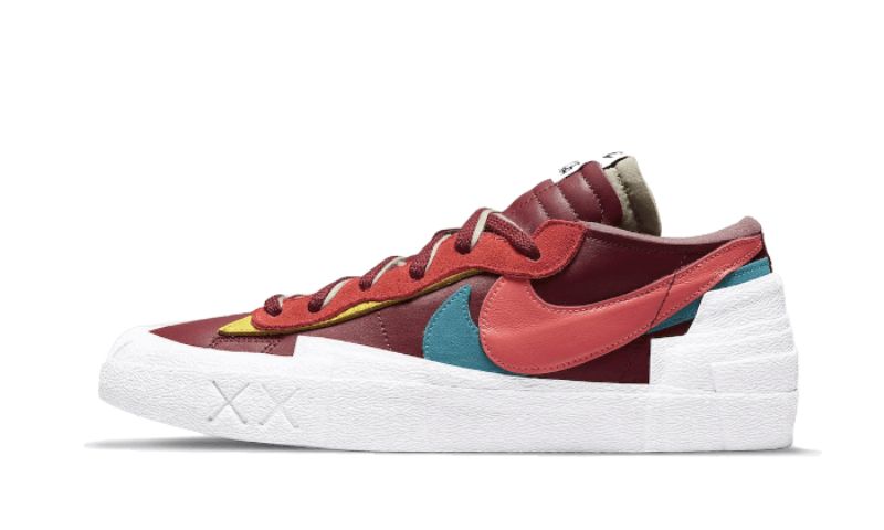 Férfi / Női Nike Cipők Blazer Low Sacai Kaws Team Piros