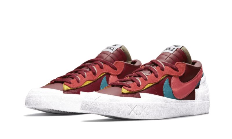 Férfi / Női Nike Cipők Blazer Low Sacai Kaws Team Piros