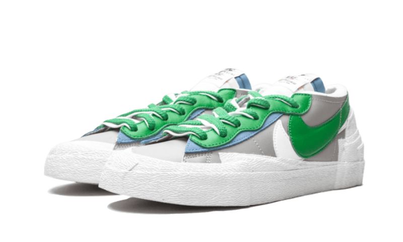 Férfi / Női Nike Cipők Blazer Low Sacai Középszürke Klasszikus Zöld