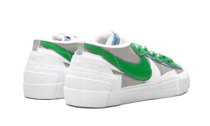 Férfi / Női Nike Cipők Blazer Low Sacai Középszürke Klasszikus Zöld