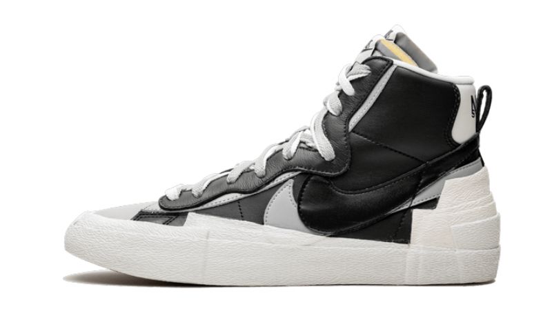 Férfi / Női Nike Cipők Blazer Mid Sacai Fekete Szürke