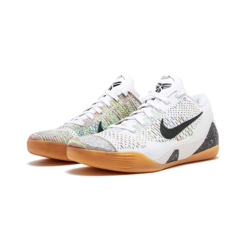 Férfi / Női Nike Kobe 9 Premium Htm Fehér Fekete Többszínű