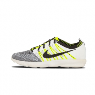 Férfi / Női Nike Lunar Flue Knit Htm Nrg Fehér Fekete Volt