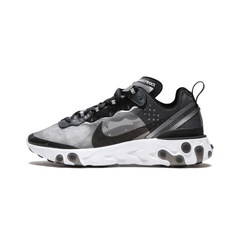 Férfi / Női Nike React Element 87 Antracit Fekete-fehér