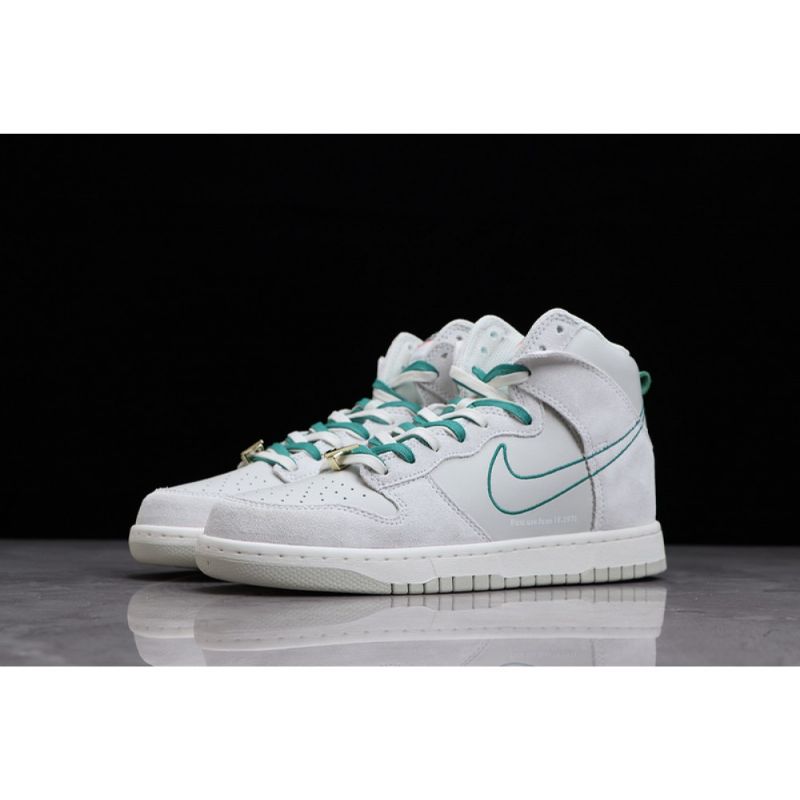 Férfi / Női Nike Sb Dunk High First Pack - Zöld Noise Uniszex Alkalmi Cipő