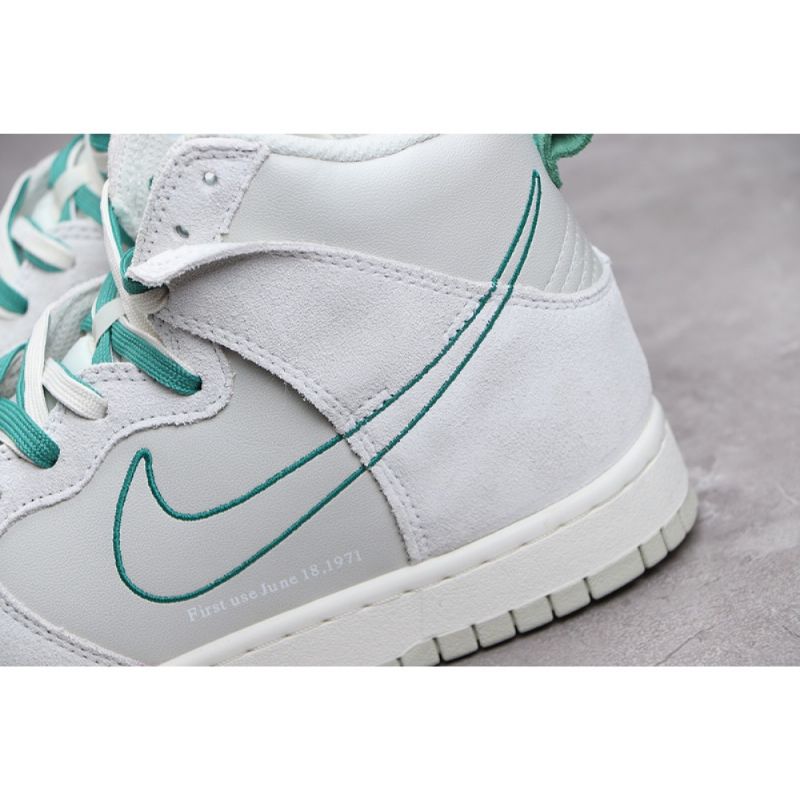 Férfi / Női Nike Sb Dunk High First Pack - Zöld Noise Uniszex Alkalmi Cipő