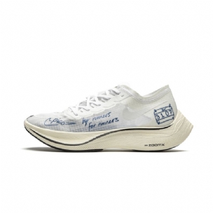 Férfi / Női Nike Zoom Vaporfly Next Fehér Ribbon Sportszürke