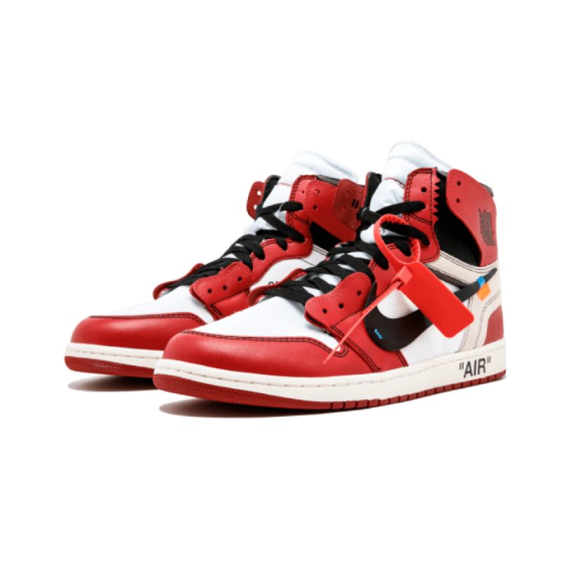 Férfi / Női Off Fehér Air Jordan 1 Piros