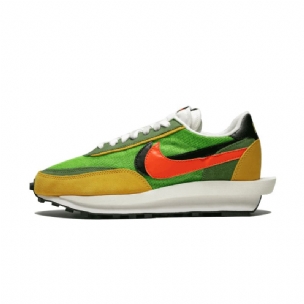Férfi / Női Sacai Nike Ldwaffle Trainer Zöld Gustovarsity Kukorica