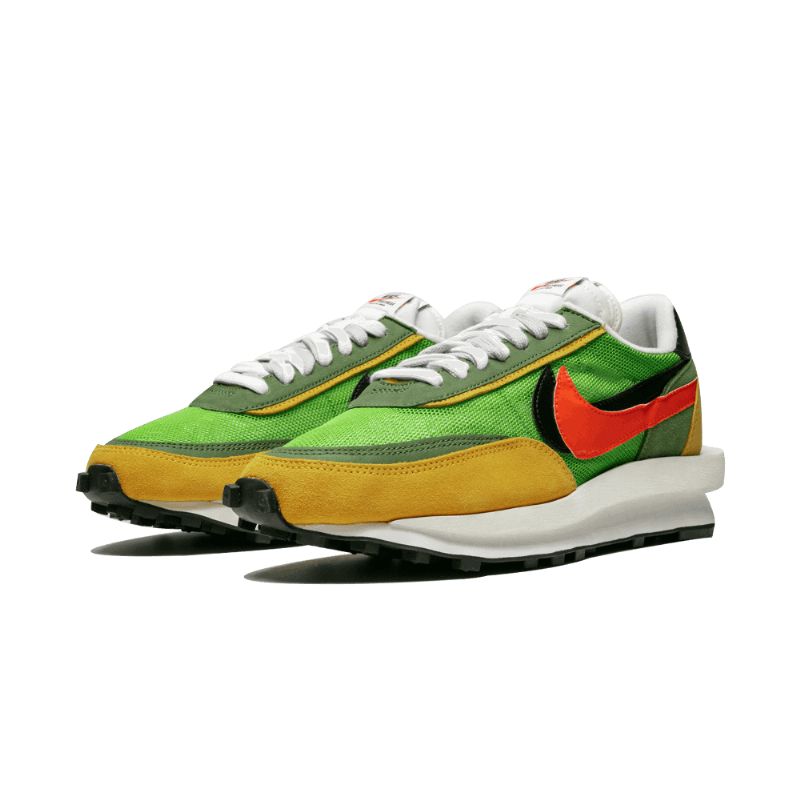 Férfi / Női Sacai Nike Ldwaffle Trainer Zöld Gustovarsity Kukorica