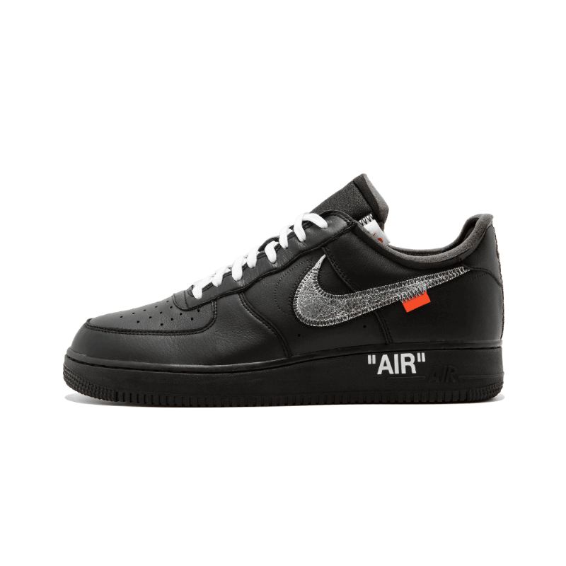 Férfi / Női Törtfehér Nike Air Force 1 07 Virgil Moma Fekete