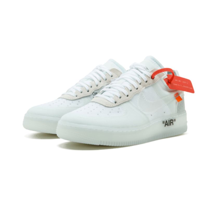 Férfi / Női Törtfehér Nike Air Force 1 Alacsony Fehér