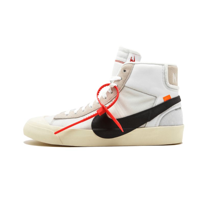 Férfi / Női Törtfehér Nike Blézer Középső Fehér