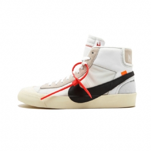 Férfi / Női Törtfehér Nike Blézer Középső Fehér