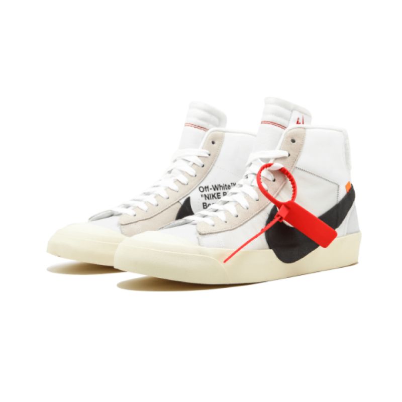 Férfi / Női Törtfehér Nike Blézer Középső Fehér