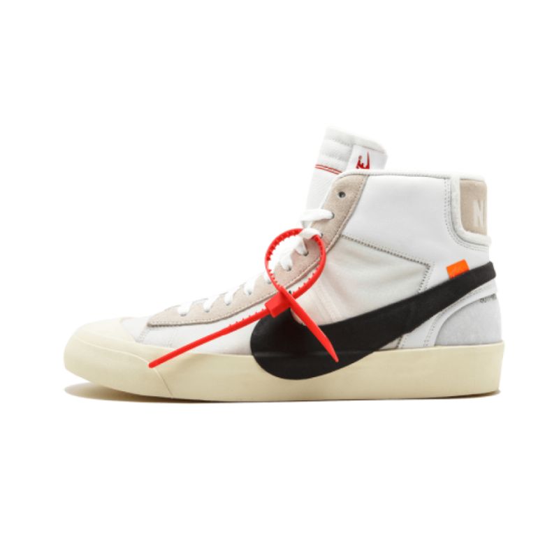 Férfi / Női Törtfehér Nike Blézer Középső Fehér