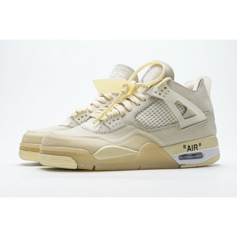 Férfi Off Fehér Air Jordan 4 Sail