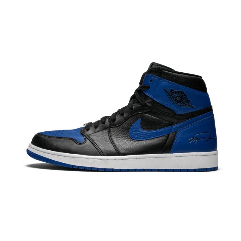 Férfiak/nők Air Jordan 1 Magas Kormányzótanács Fekete Királyi Fehér