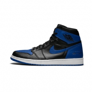 Férfiak/nők Air Jordan 1 Magas Kormányzótanács Fekete Királyi Fehér