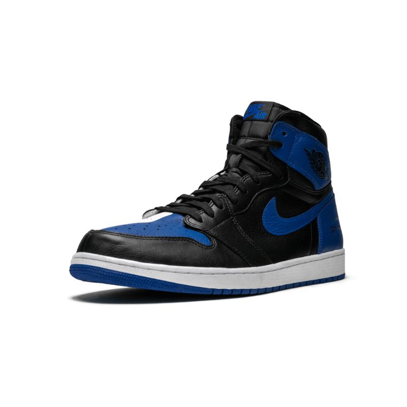 Férfiak/nők Air Jordan 1 Magas Kormányzótanács Fekete Királyi Fehér