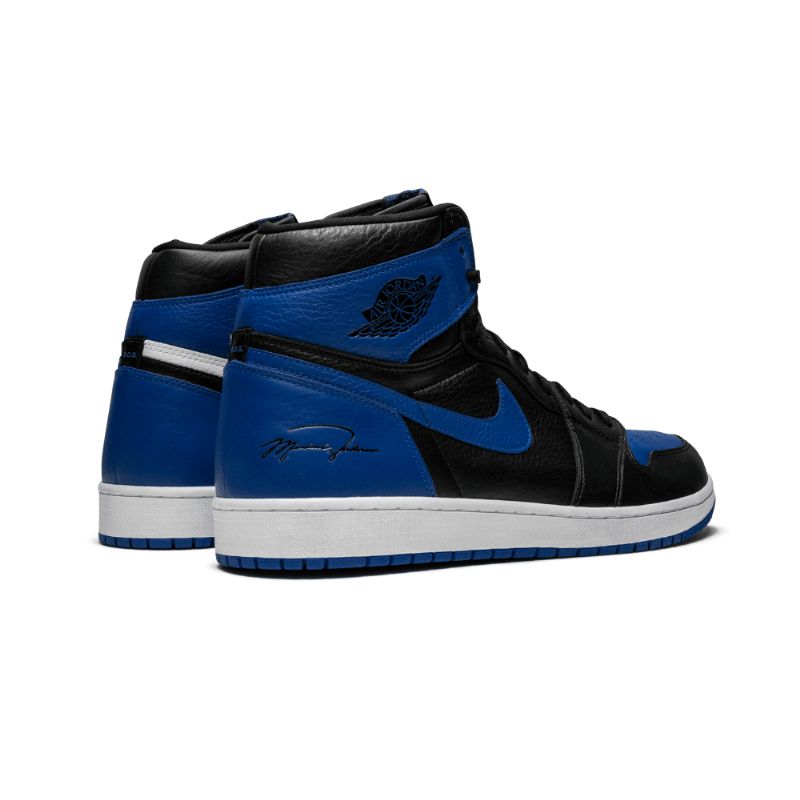 Férfiak/nők Air Jordan 1 Magas Kormányzótanács Fekete Királyi Fehér