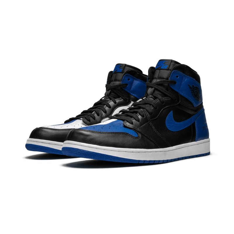 Férfiak/nők Air Jordan 1 Magas Kormányzótanács Fekete Királyi Fehér