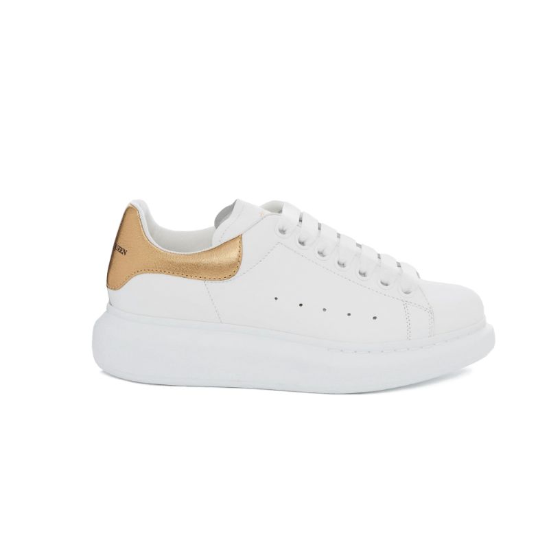 Ladies Alexander Mcqueen Világos Arany Fehér